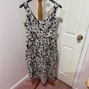 nwot floral maxi dress